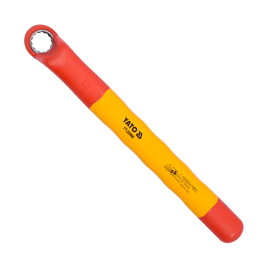 Yato 12 mm Insulated Ring Wrench (VDE), YT-20986 — view 3