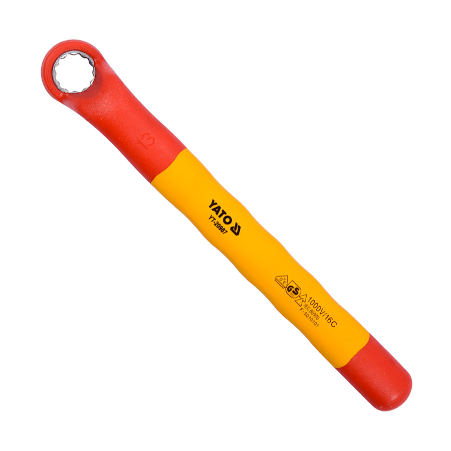 Yato 13 mm Insulated Ring Wrench (VDE), YT-20987 — view 3