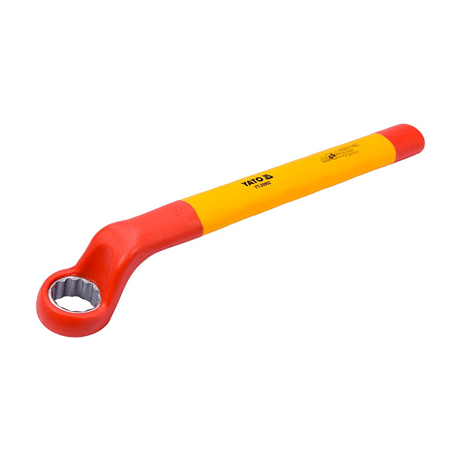 Yato 18 mm Insulated Ring Wrench (VDE), YT-20992 — view 1