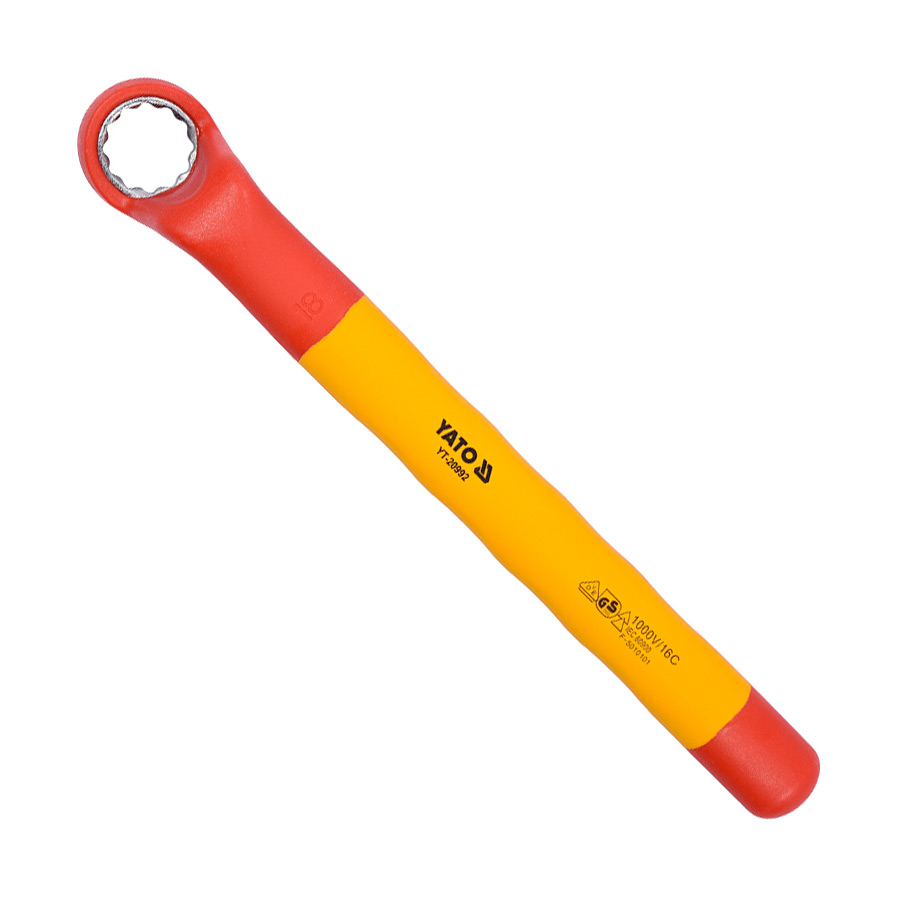 Yato 18 mm Insulated Ring Wrench (VDE), YT-20992 — view 3
