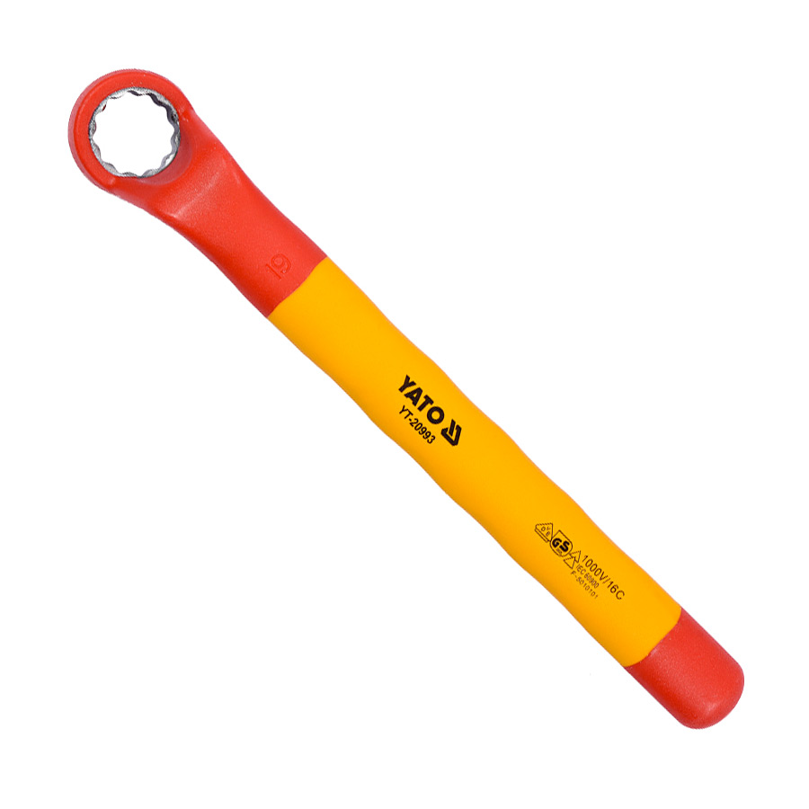 Yato 19 mm Insulated Ring Wrench (VDE), YT-20993 — view 3