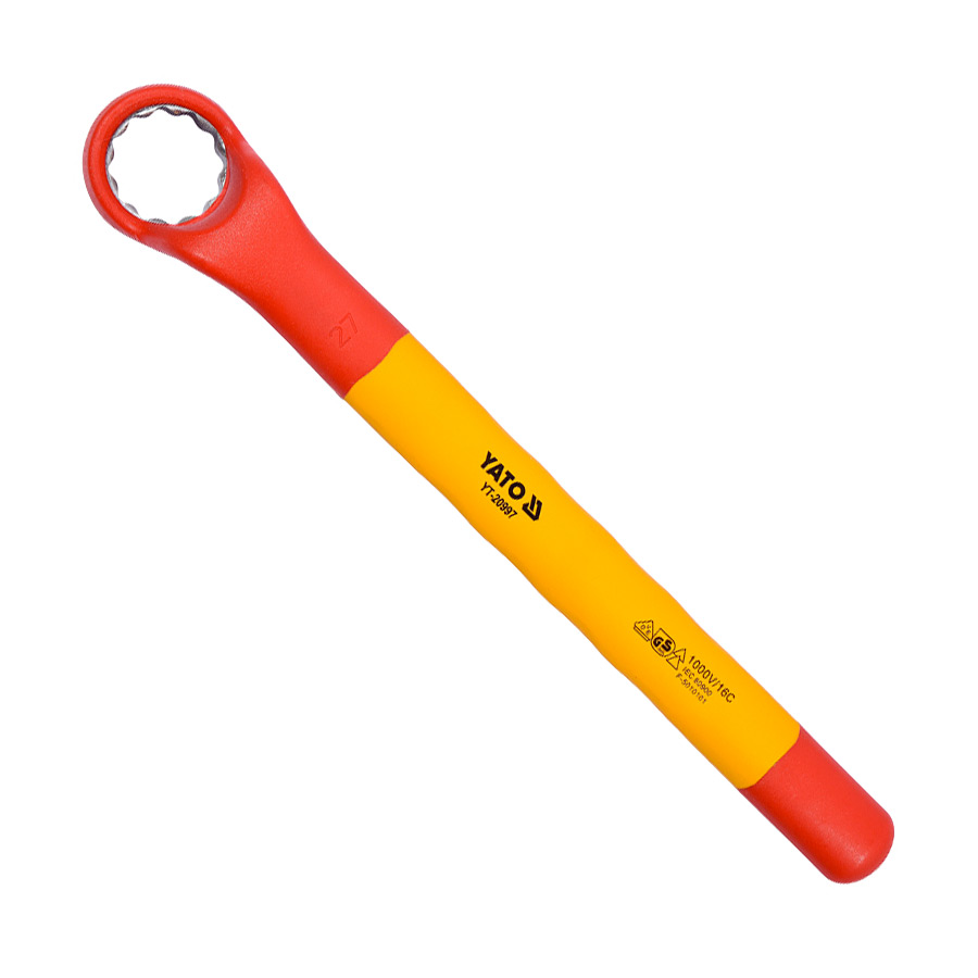 Yato 27 mm Insulated Ring Wrench (VDE), YT-20997 — view 3