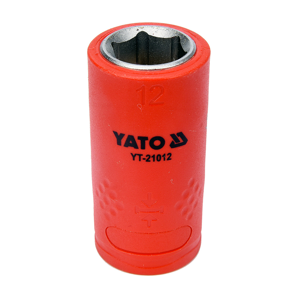 Yato 12 mm, 3/8 Inch Sq.Drive Insulated Hex Socket, YT-21012 (VDE)