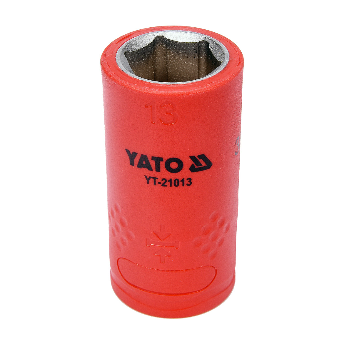 Yato 13 mm, 3/8 Inch Sq.Drive Insulated Hex Socket, YT-21013 (VDE)