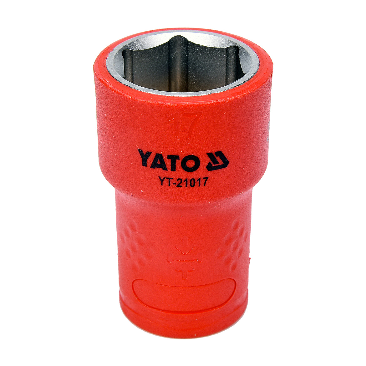 Yato 17 mm, 3/8 Inch Sq.Drive Insulated Hex Socket, YT-21017 (VDE)