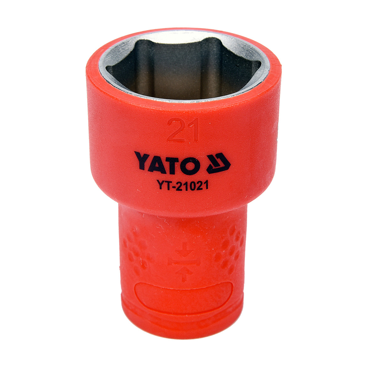 Yato 21 mm, 3/8 Inch Sq.Drive Insulated Hex Socket, YT-21021 (VDE) — view 1