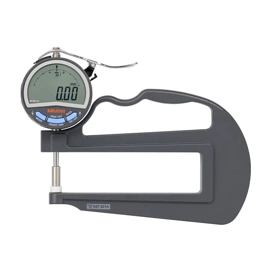 Mitutoyo 0 - 10 mm Absolute Digital Thickness Gauge (Deep Throat), 547-321A — view 1