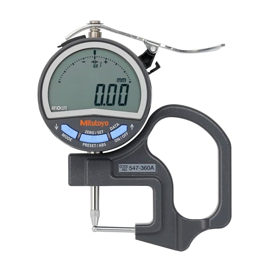 Mitutoyo 0 - 10 mm Absolute Digital Pipe Thickness Gauge, 547-360A — view 1