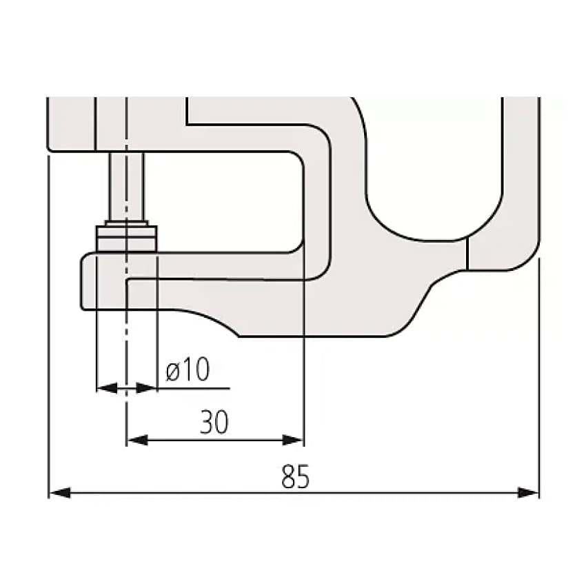 Mitutoyo 12 mm / 0.47 inch Standard Absolute Digital Thickness Gauge, 547-526S — view 2