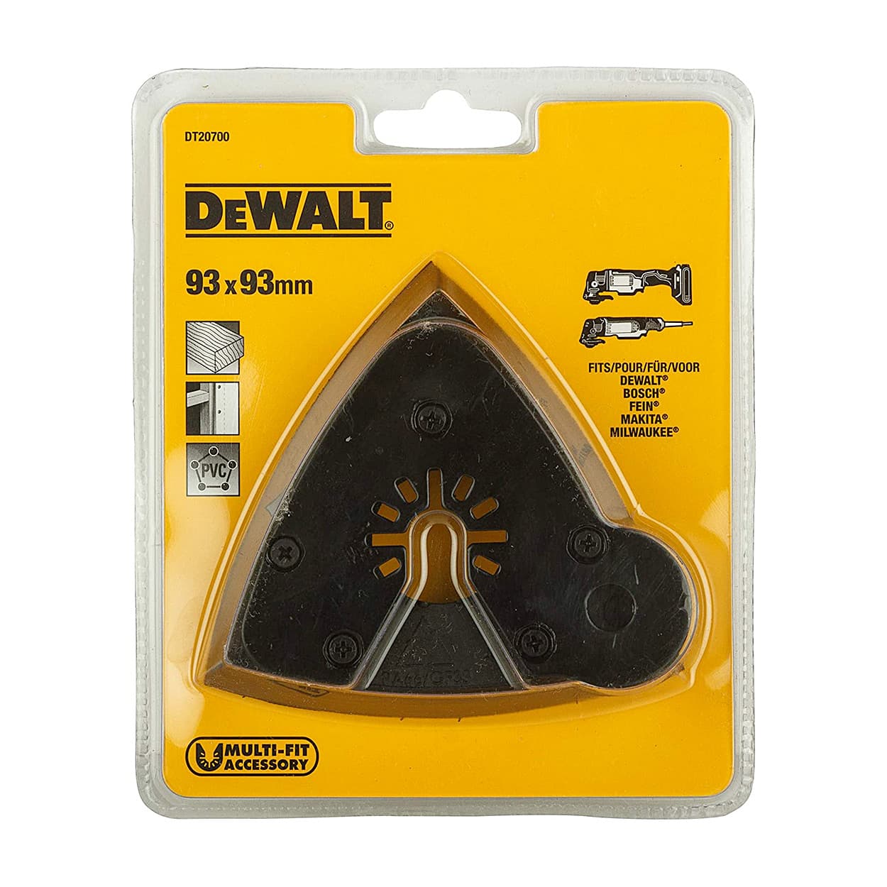 Dewalt 93 x 93 mm Oscillating Sanding Platen, DT20700-QZ — view 4
