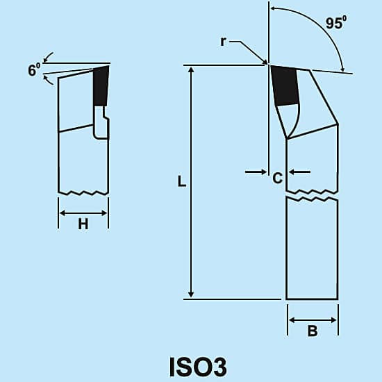 Zenstar 140 mm Length / ISO 3 (123) Cranked Finishing Tool (Left Hand), 123-2516
