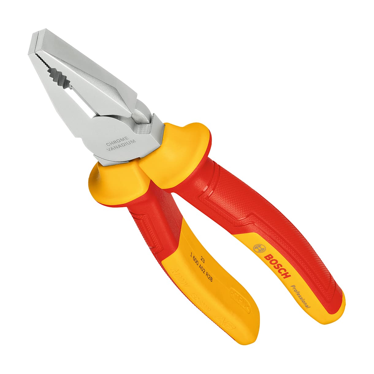 Bosch 7 inch / 180 mm VDE Combination Plier, 1 600 A02 NE1 — view 1