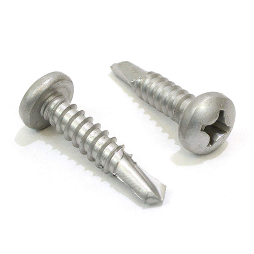 Pentagon 4.2 x 32 mm - 8 x 32 Stainless Steel Pan Head Self Drilling Screws (Pack of 500 Pcs)