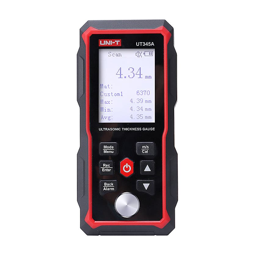 UNI-T 1.00 ~ 300 mm Ultrasonic Thickness Gauge, UT345A — view 1