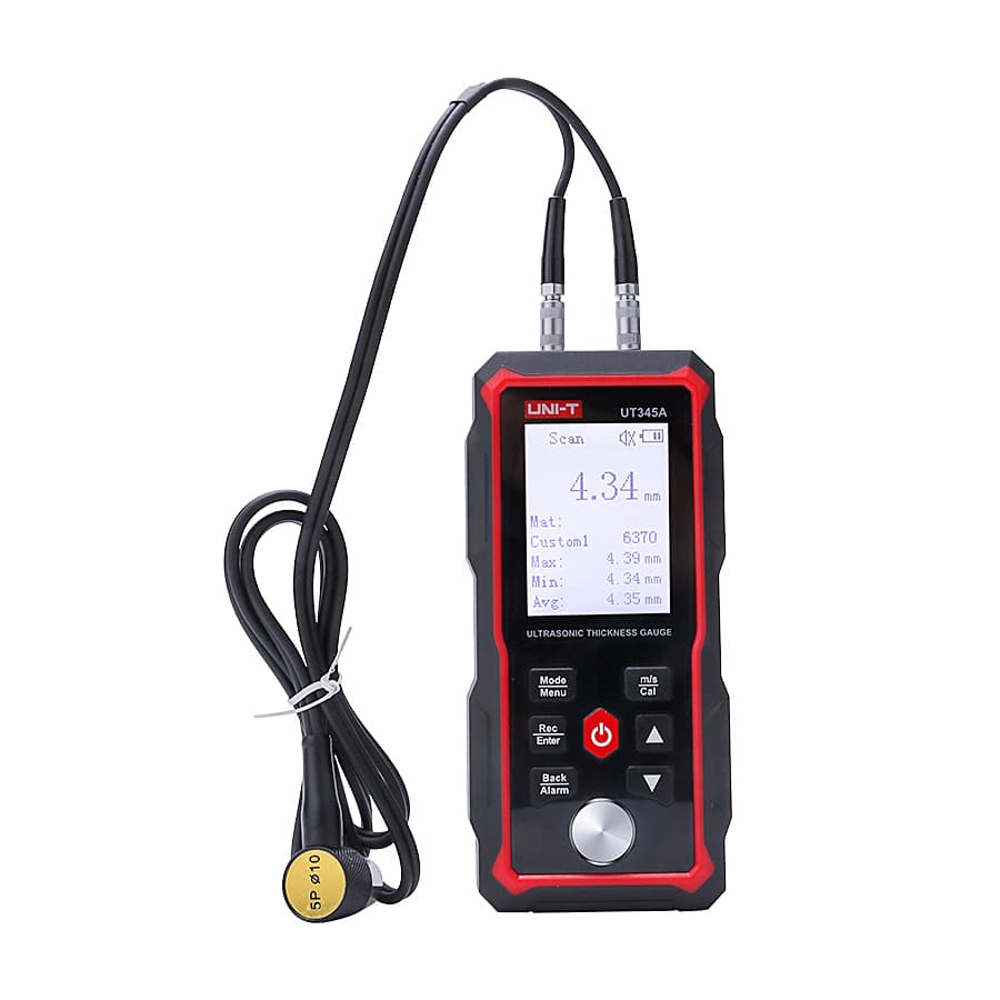 UNI-T 1.00 ~ 300 mm Ultrasonic Thickness Gauge, UT345A — view 5