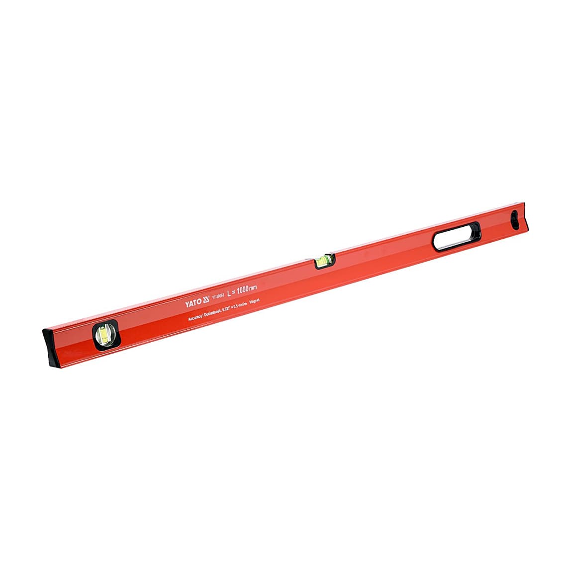 Yato 100 cm / 2 Vials Aluminium Levels With Magnetic Base, YT-30063 — view 2