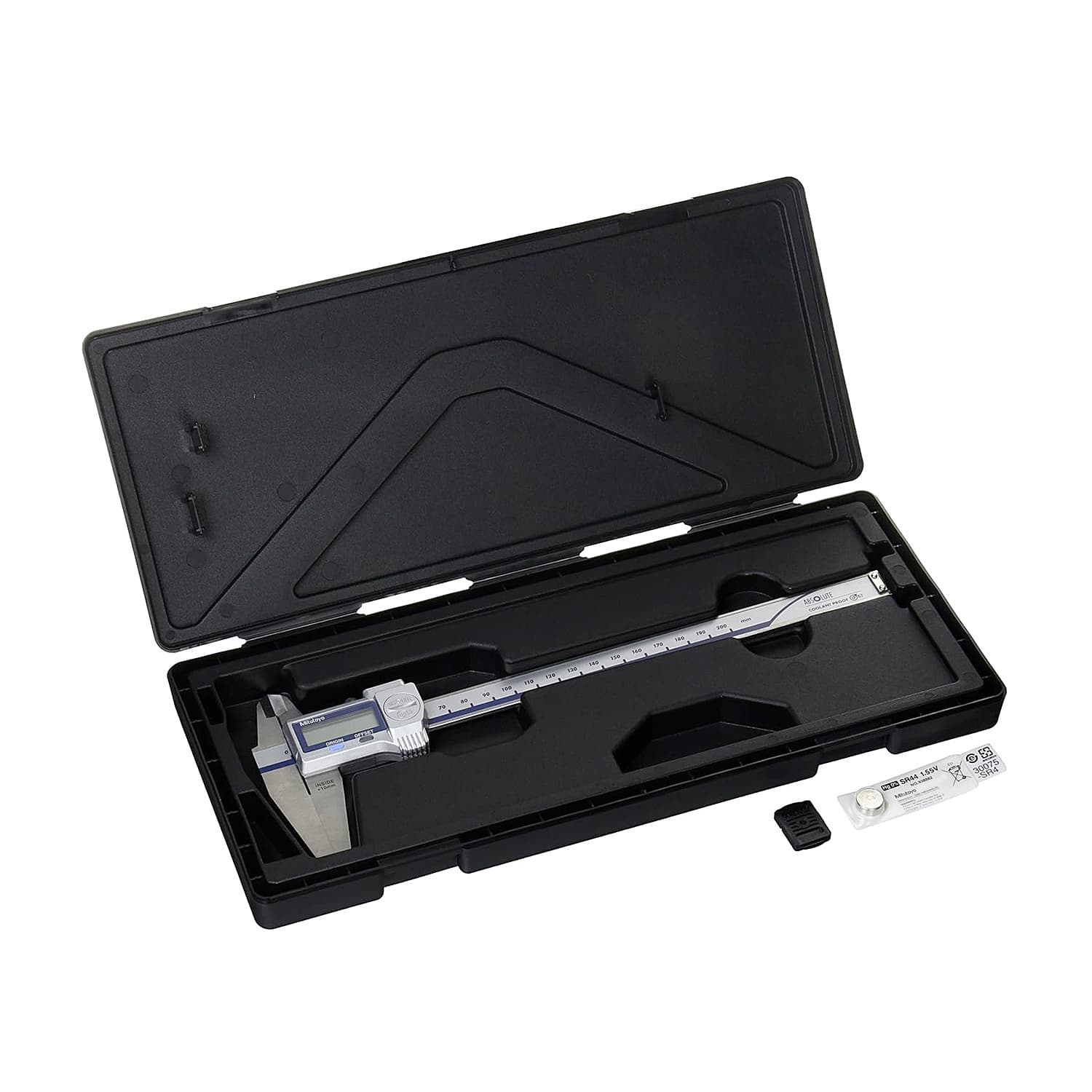Mitutoyo 0 - 200 mm Absolute Digital Caliper with Nib Style & Standard Jaws (IP67), 551-301-20 — view 2