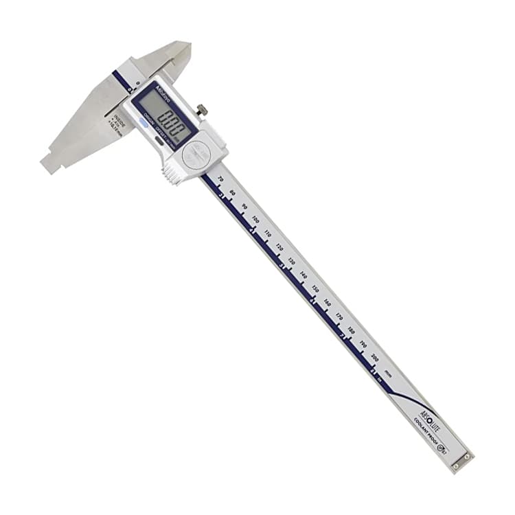 Mitutoyo 200 mm / 8 inch Absolute Digital Caliper with Nib Style & Standard Jaws (IP67), 551-311-20 — view 1