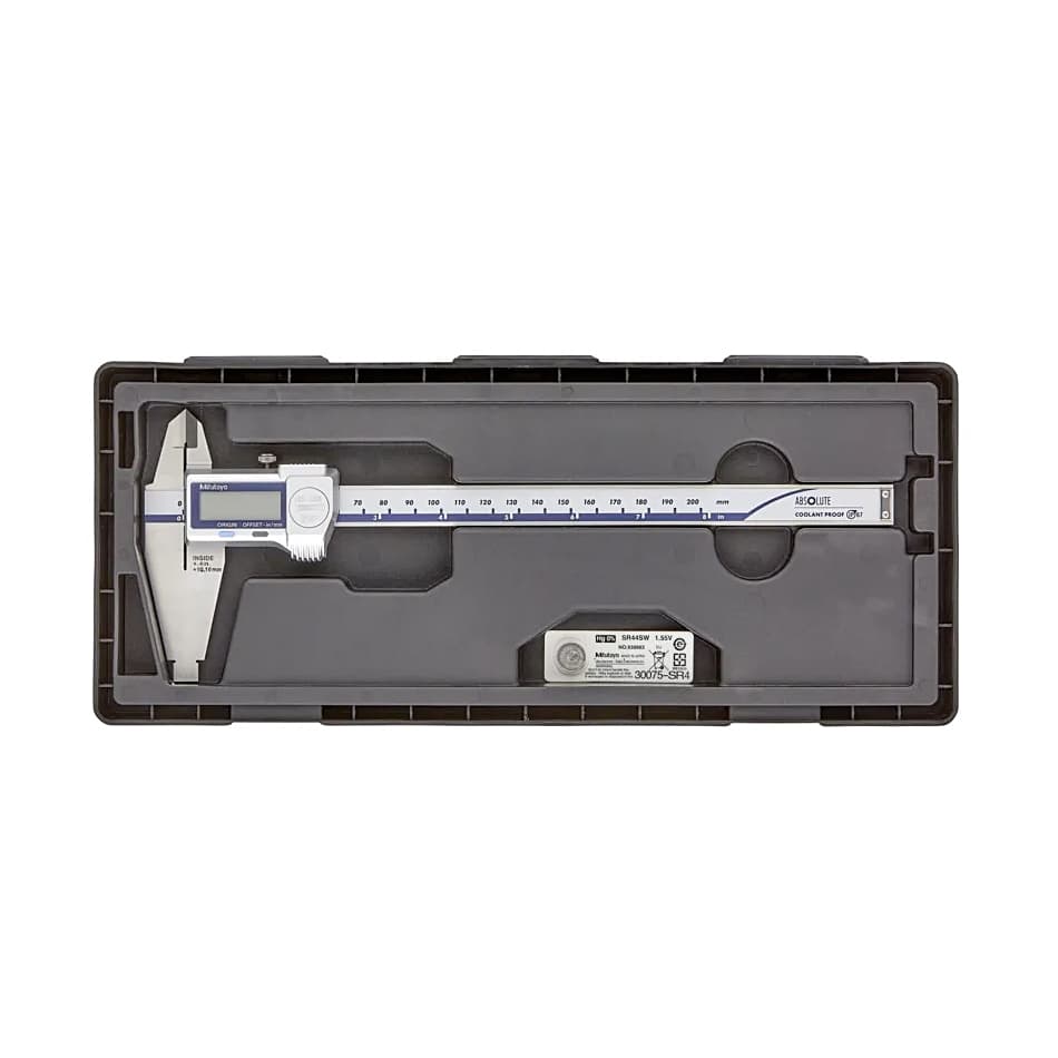 Mitutoyo 200 mm / 8 inch Absolute Digital Caliper with Nib Style & Standard Jaws (IP67), 551-311-20 — view 2