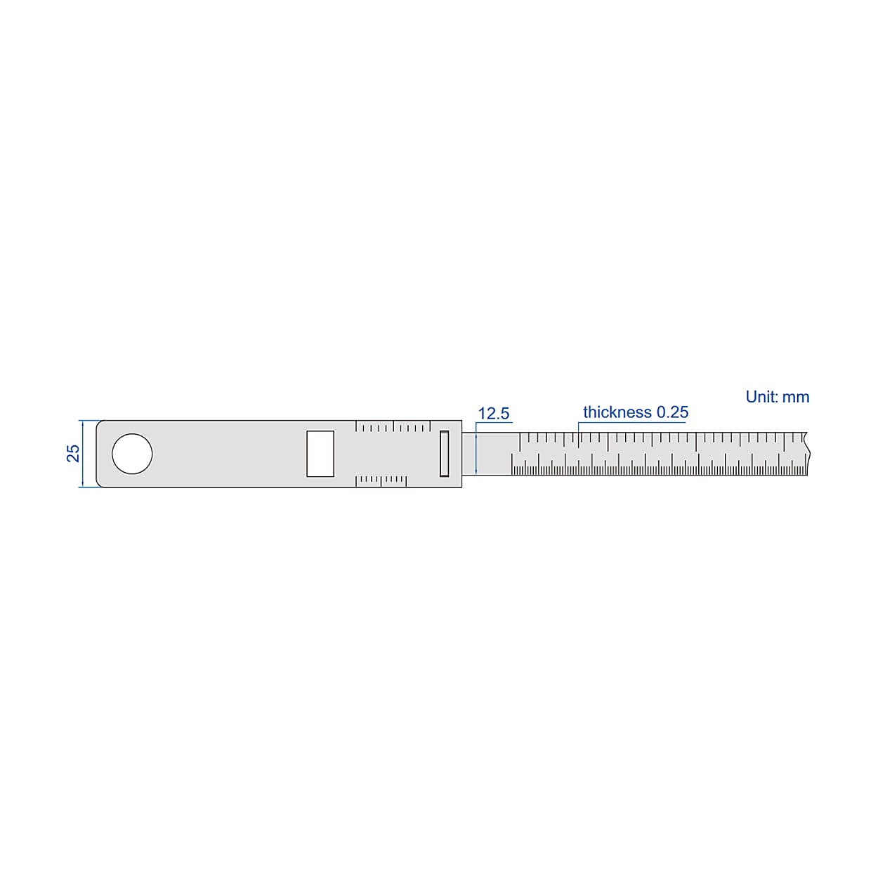 Insize 7540 - 8480 mm Circumference Meter, 7136-8480 — view 2