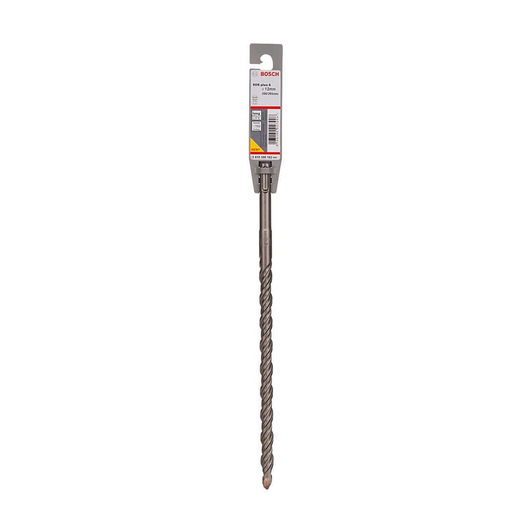 Bosch 12 x 265 mm SDS Plus-5 Drill Bits, 1 618 596 182 — view 2
