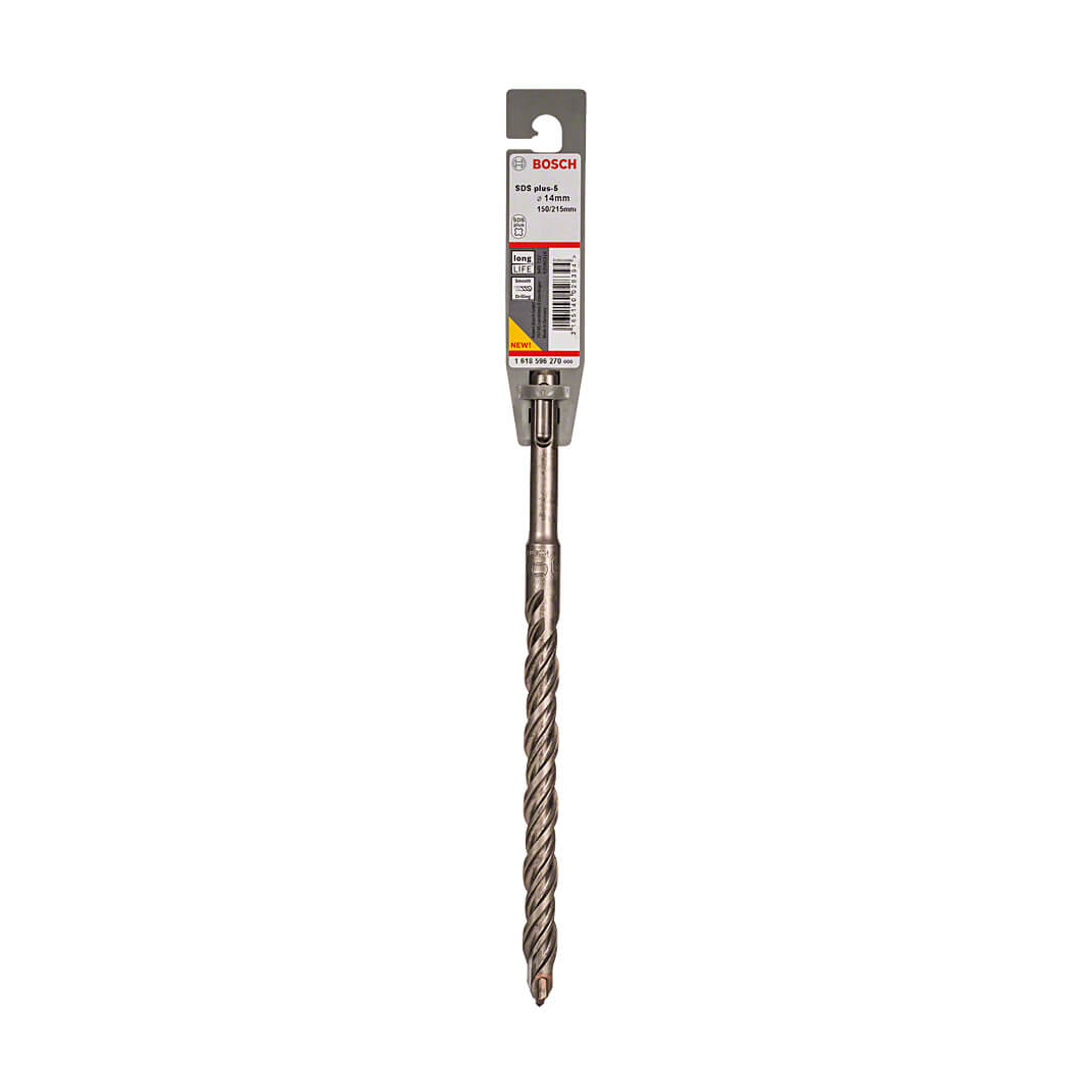 Bosch 14 x 215 mm SDS Plus-5 Drill Bits, 1 618 596 270