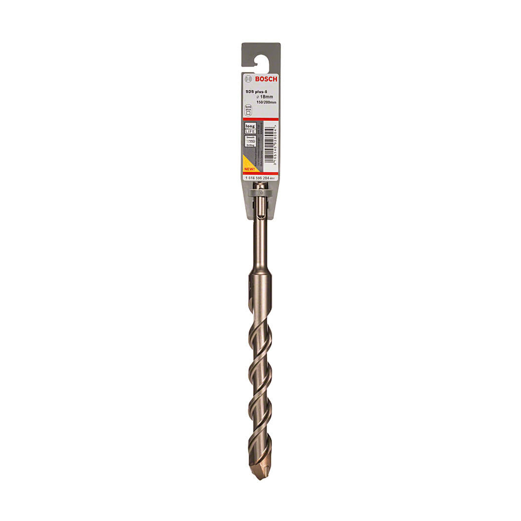 Bosch 18 x 200 mm SDS Plus-5 Drill Bits, 1 618 596 204 — view 2
