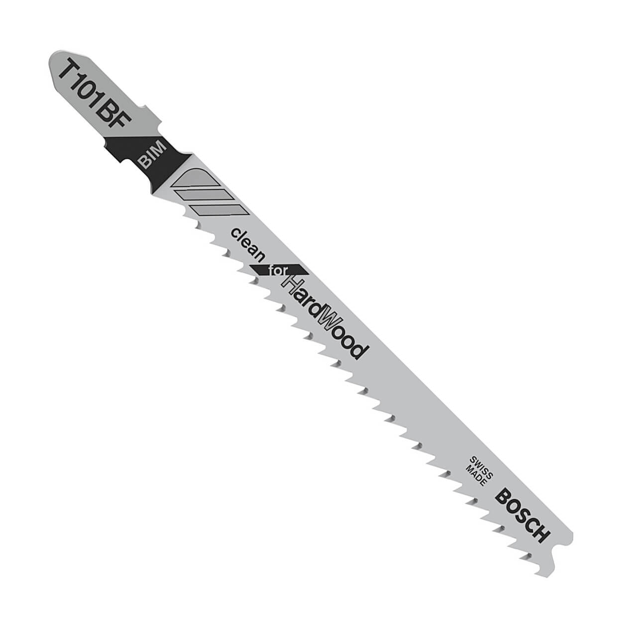 Bosch 100 mm Jigsaw Blades Clean for Hard Wood (T 101 BF), 2 608 634 234 — view 1