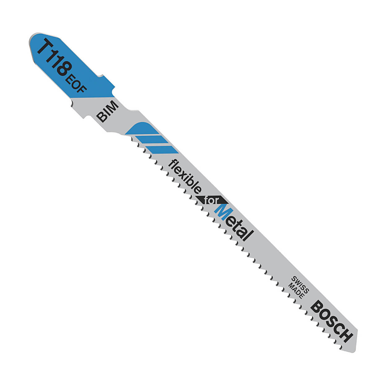 Bosch 83 mm Jigsaw Blades Flexible for Metal (T 118 EOF), 2 608 634 237 — view 1