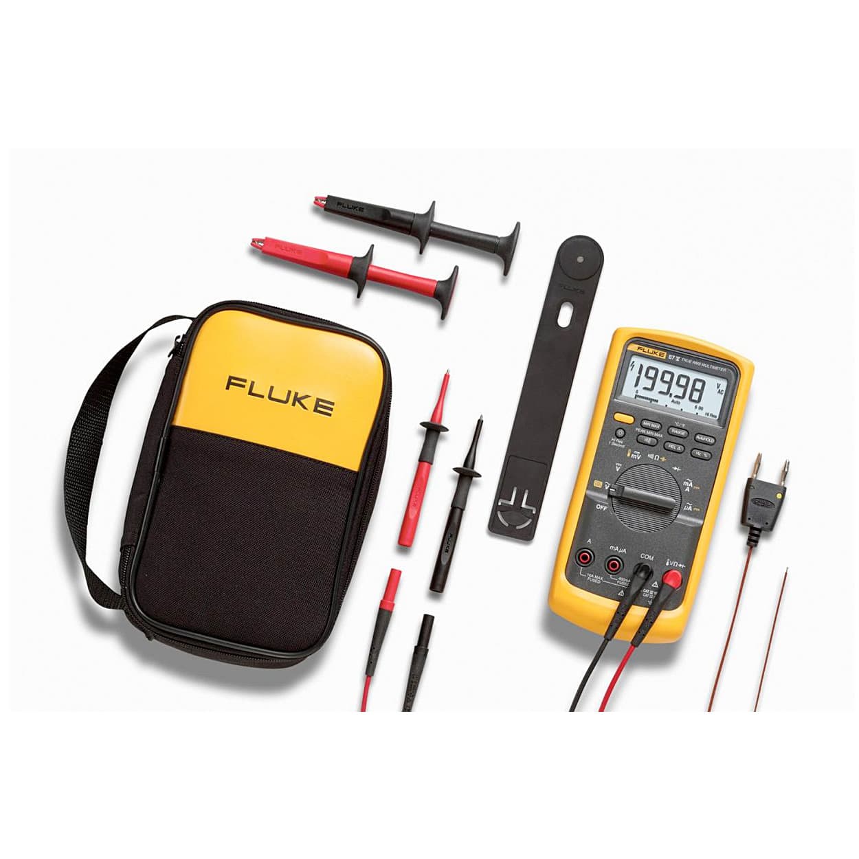 Fluke 87V/E2 6000 Counts / 1000V Industrial Electrician Combo Kit — view 2