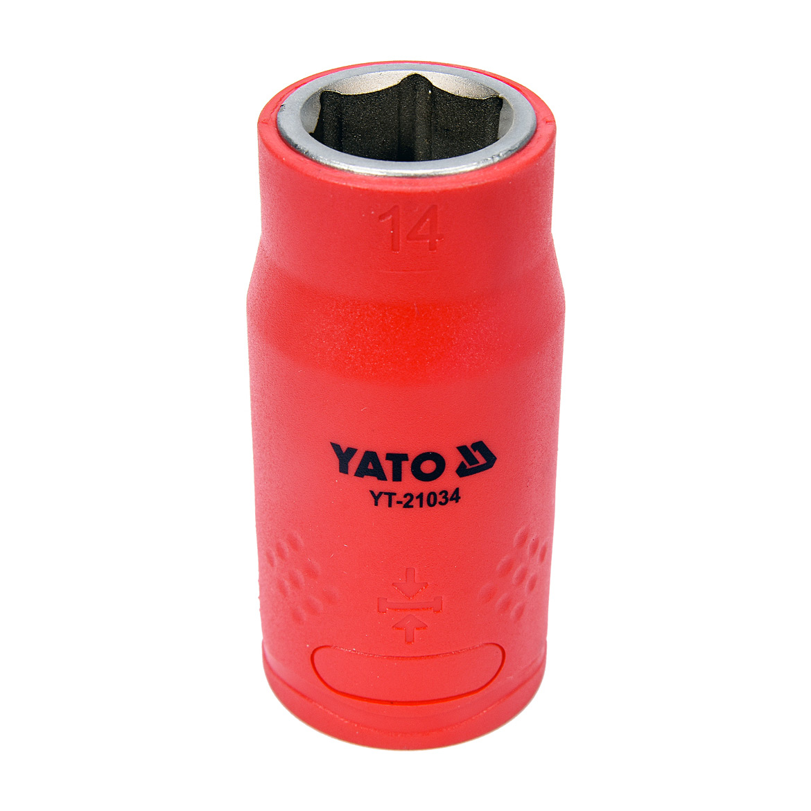 Yato 14 mm, 1/2 Inch Sq.Drive Insulated Hex Socket (VDE), YT-21034