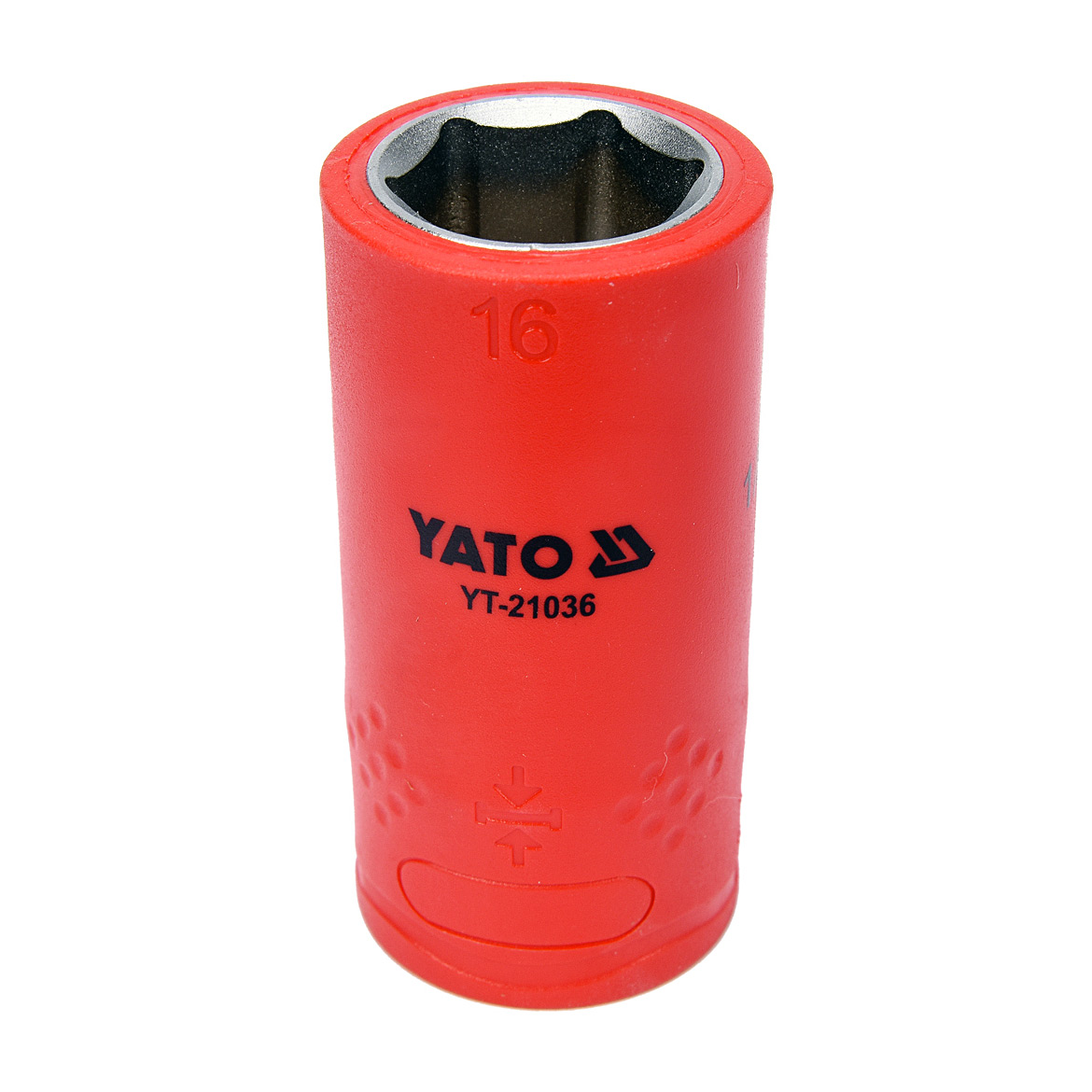 Yato 16 mm, 1/2 Inch Sq.Drive Insulated Hex Socket (VDE), YT-21036