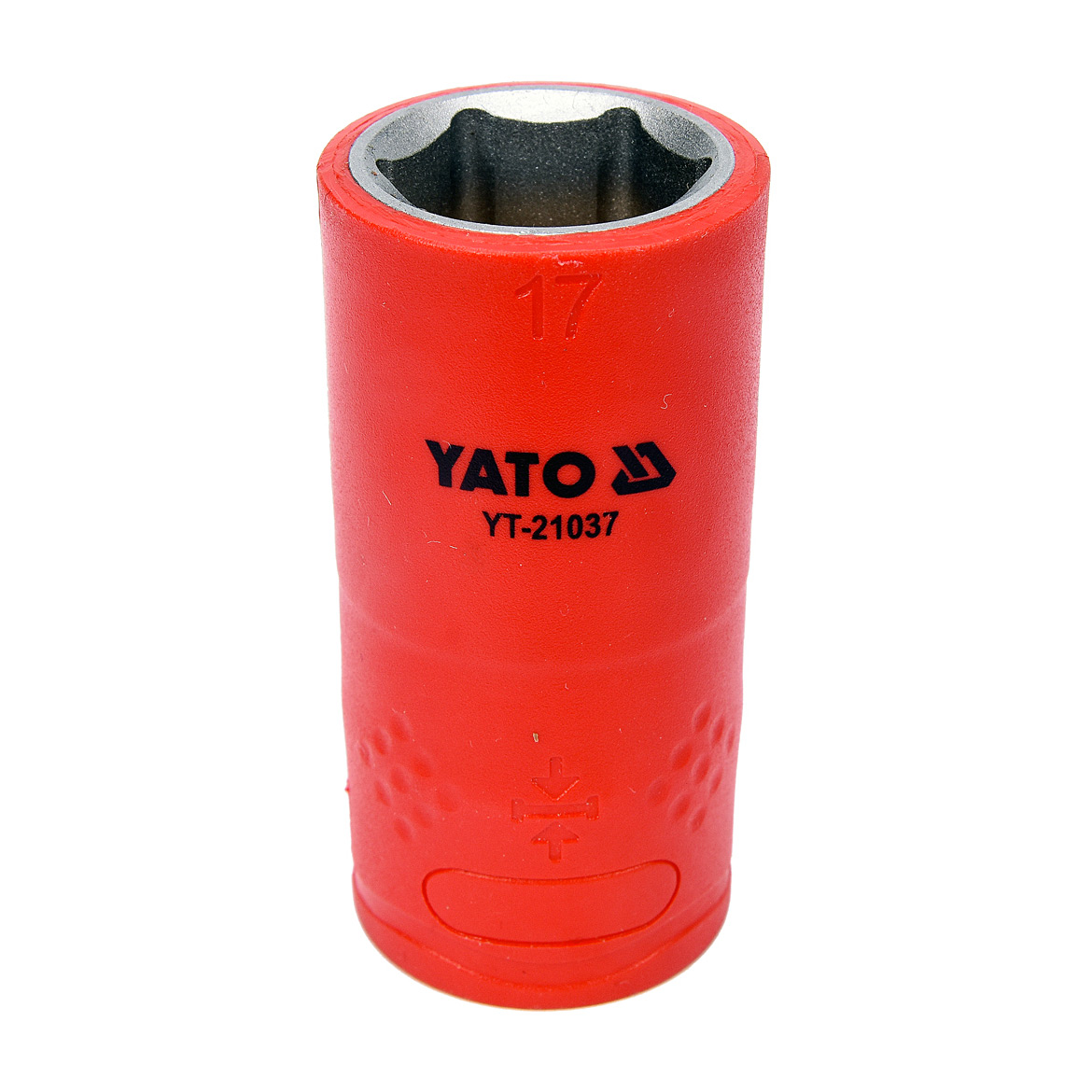 Yato 17 mm, 1/2 Inch Sq.Drive Insulated Hex Socket (VDE), YT-21037