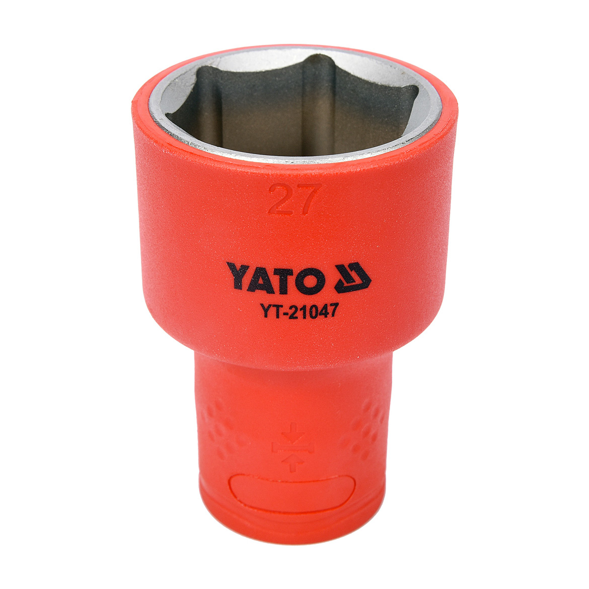 Yato 27 mm, 1/2 Inch Sq.Drive Insulated Hex Socket (VDE), YT-21047