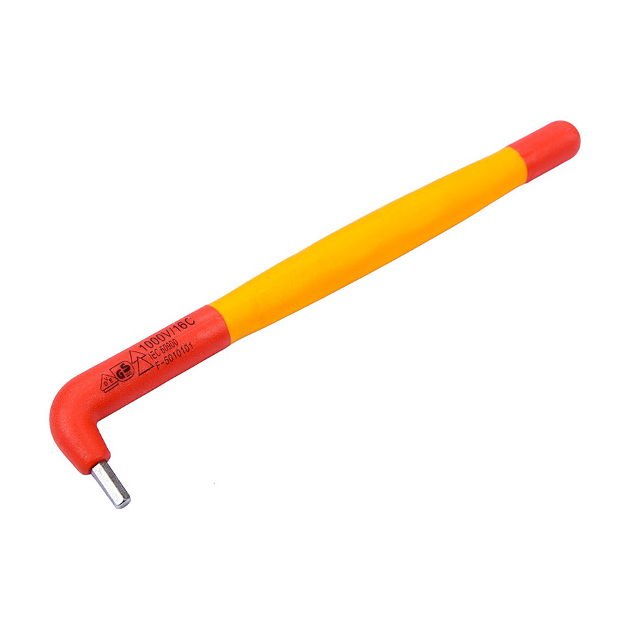 Yato 6 mm Injection Insulated Hex Allen Keys (VDE), YT-21123