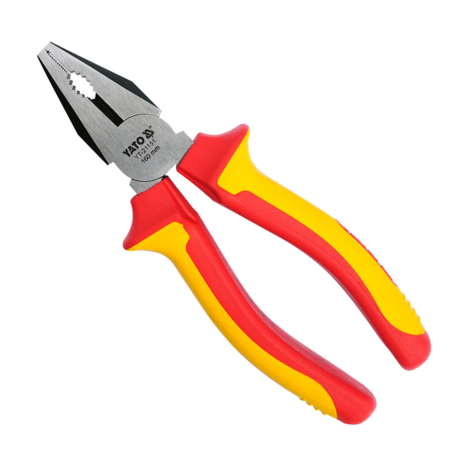 Yato 6 inch / 160 mm Insulated Combination Pliers (VDE), YT-21151 — view 1