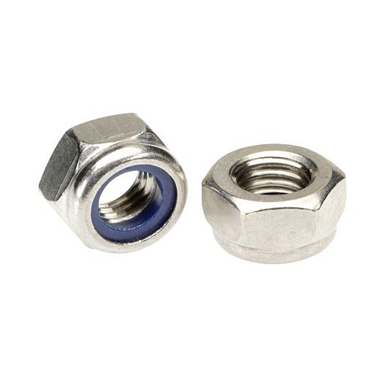 Pentagon 12 mm Stainless Steel Nylock Nuts - DIN 982 (Pack of 200 Pcs)