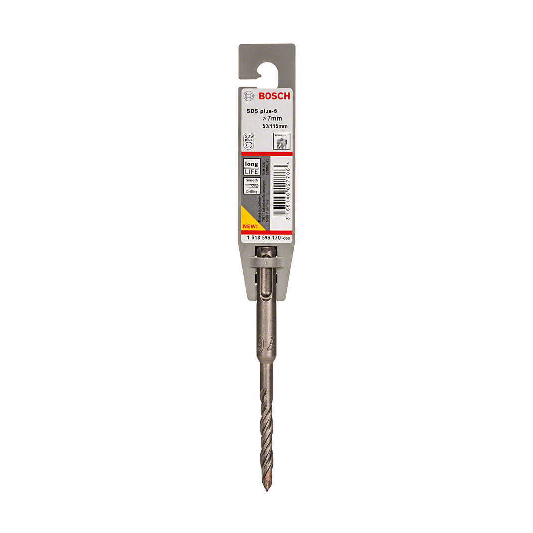 Bosch 7.00 x 115 mm SDS Plus-5 Drill Bits, 1 618 596 170