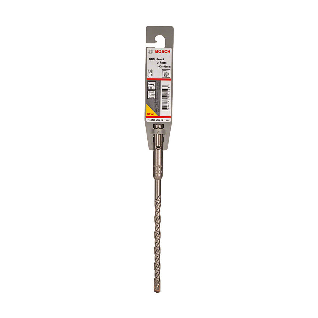 Bosch 7.00 x 165 mm SDS Plus-5 Drill Bits, 1 618 596 171 — view 2