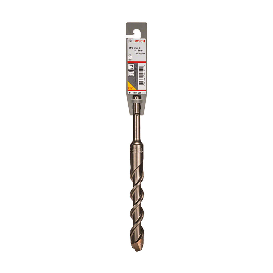 Bosch 19 x 200 mm SDS Plus-5 Drill Bits, 1 618 596 205 — view 2