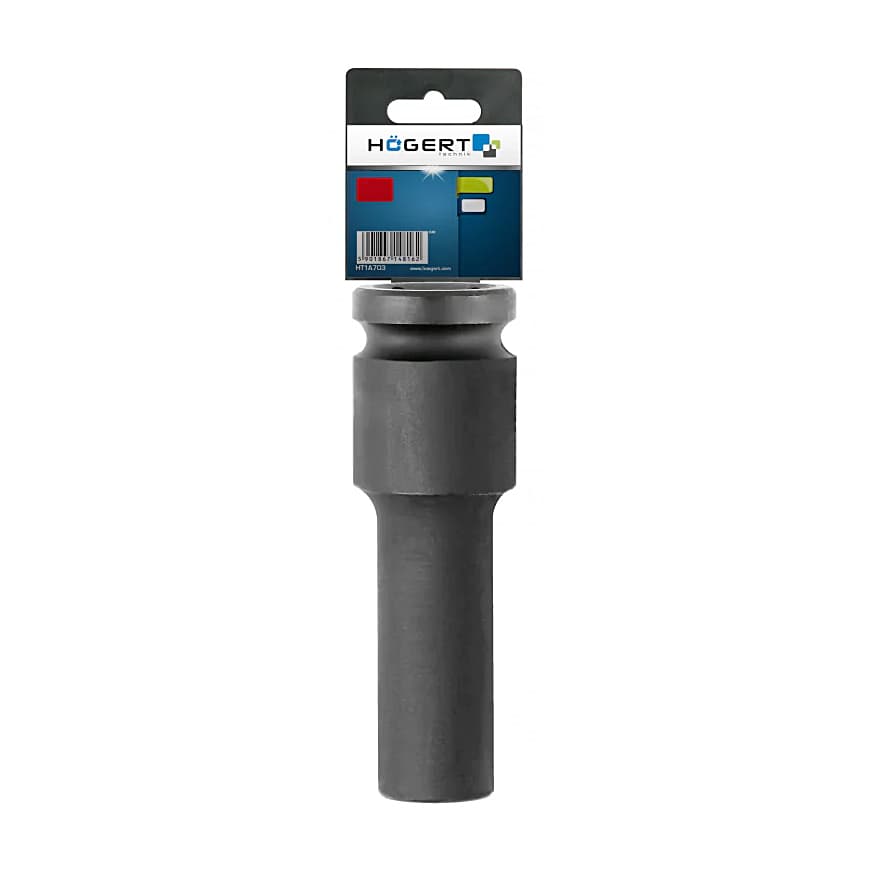 Hogert 32 mm 1/2" Sq. Drive Impact Deep Socket (Long), HT4R032