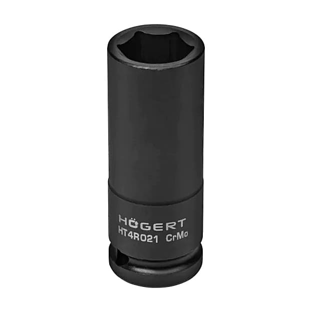 Hogert 21 mm 1/2" Sq. Drive Impact Deep Socket (Long), HT4R021 — view 1