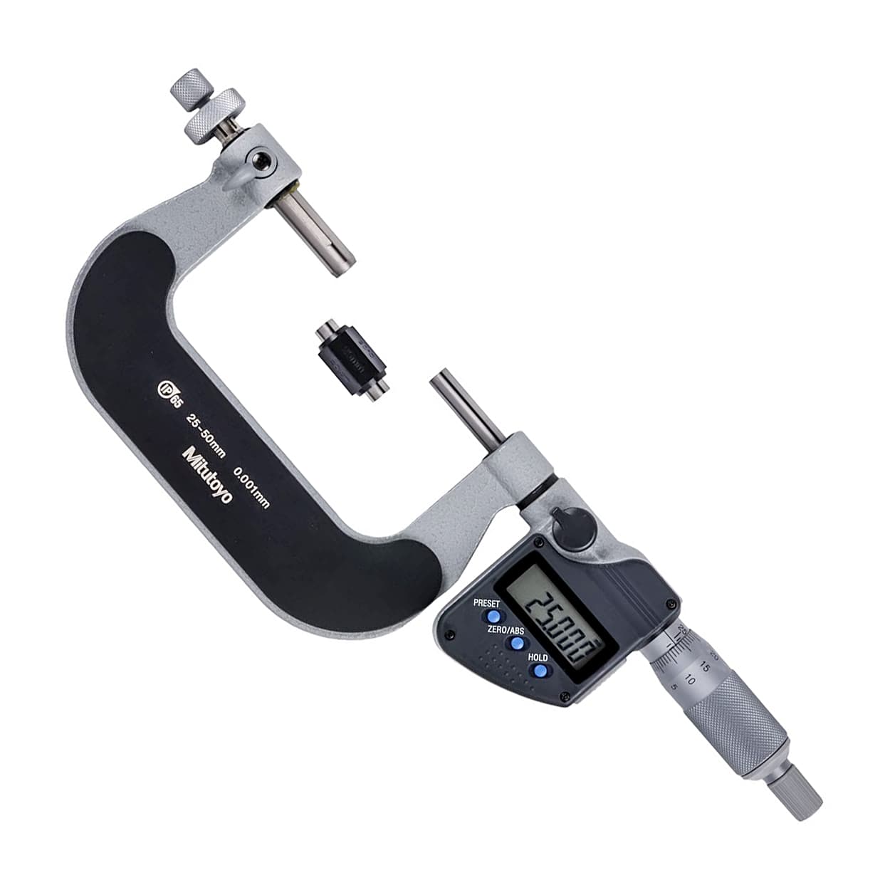 Mitutoyo 25 - 50 mm Digital Gear Tooth Micrometer (IP65), 324-252-30 — view 1