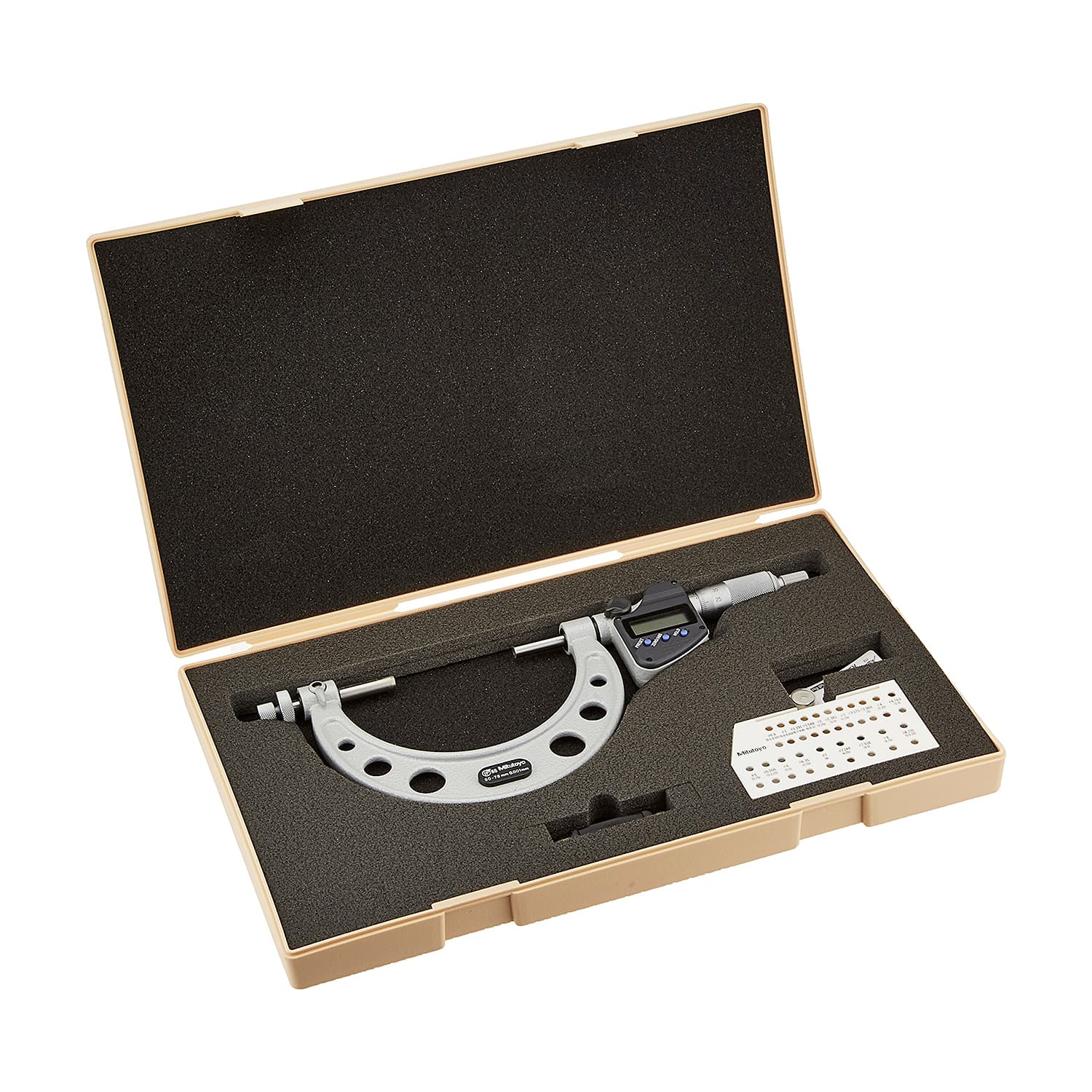 Mitutoyo 50 - 75 mm Digital Gear Tooth Micrometer (IP65), 324-253-30 — view 3