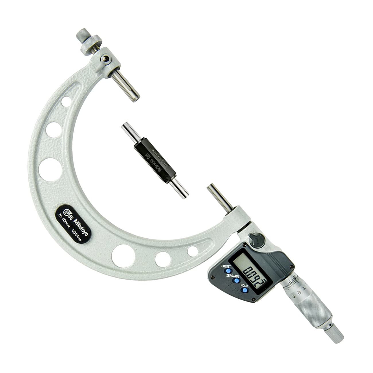 Mitutoyo 75 - 100 mm Digital Gear Tooth Micrometer (IP65), 324-254-30 — view 1