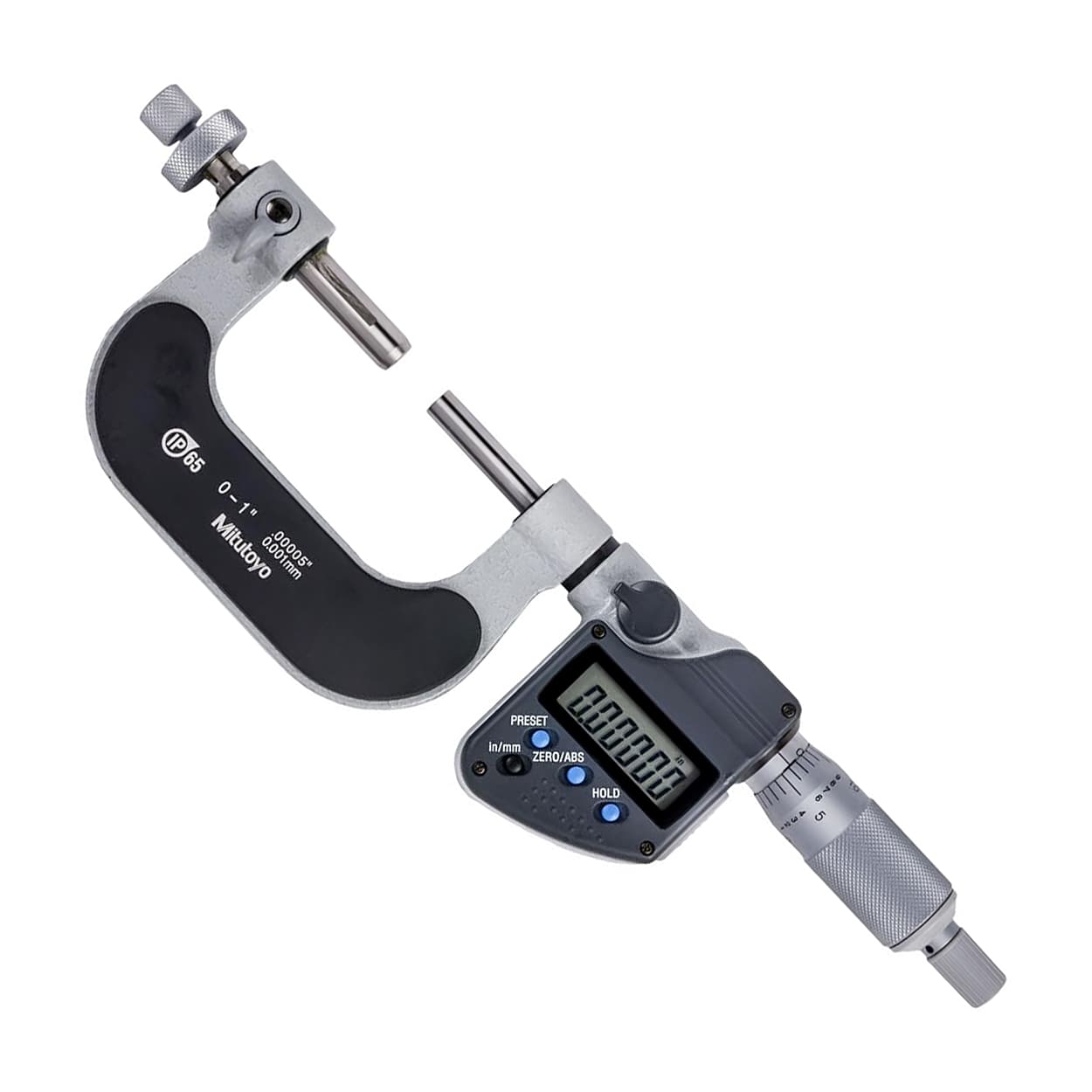 Mitutoyo 1 inch / 25 mm Digital Gear Tooth Micrometer (IP65), 324-351-30 — view 1