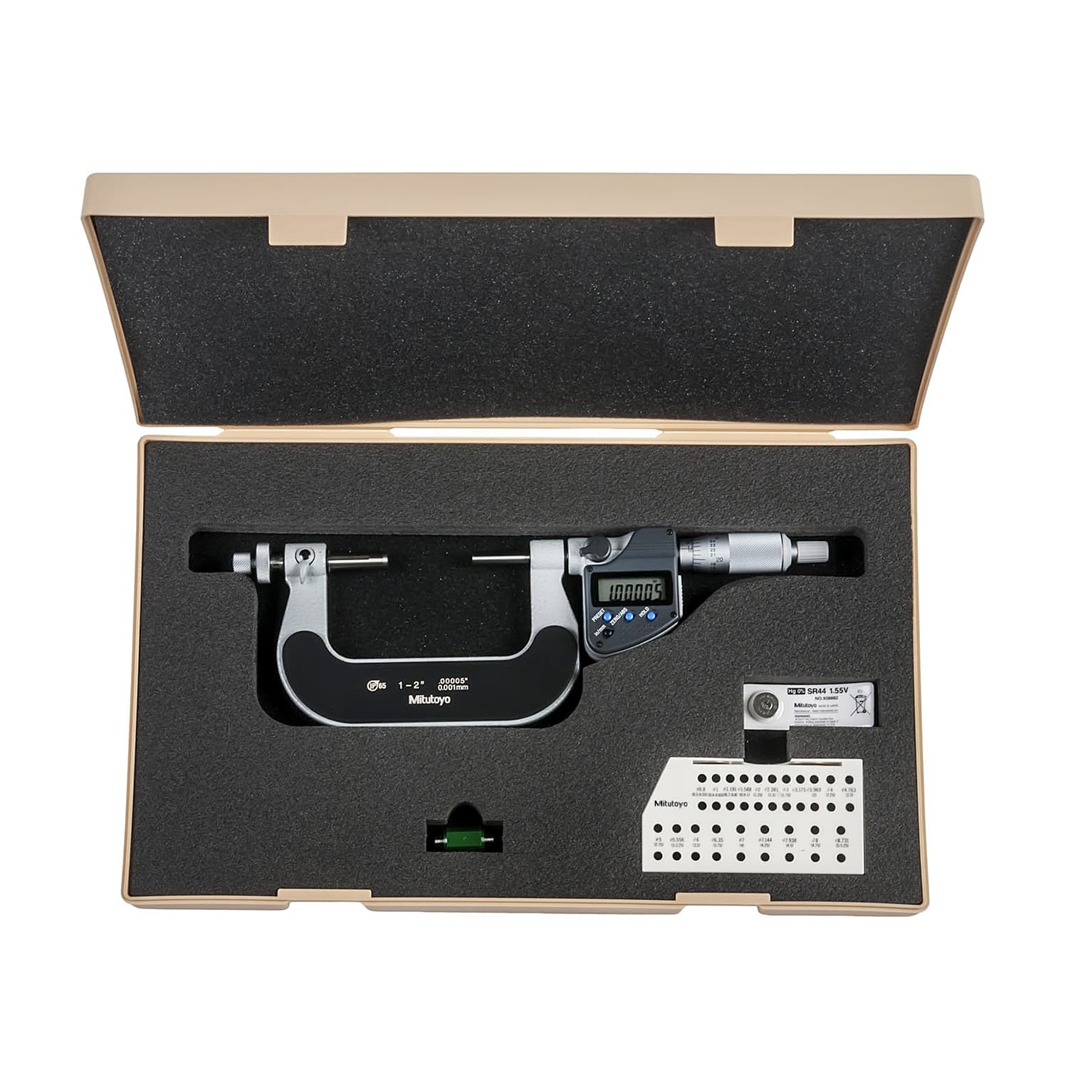 Mitutoyo 2 inch / 50 mm Digital Gear Tooth Micrometer (IP65), 324-352-30 — view 2