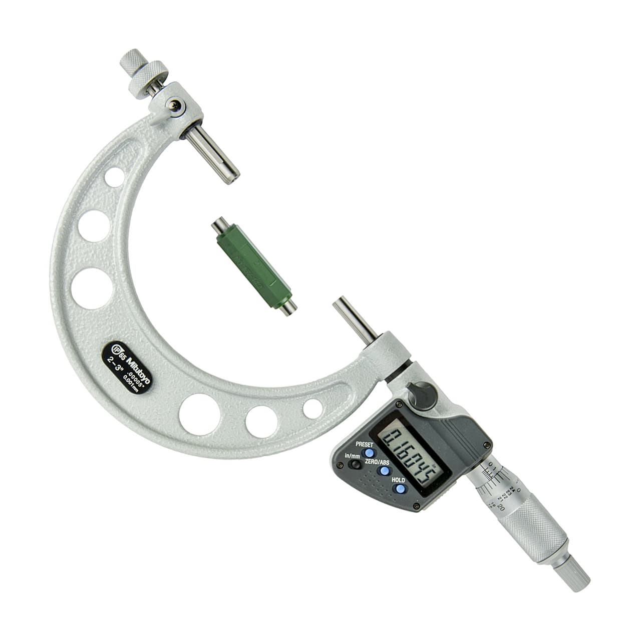 Mitutoyo 3 inch / 75 mm Digital Gear Tooth Micrometer (IP65), 324-353-30 — view 1