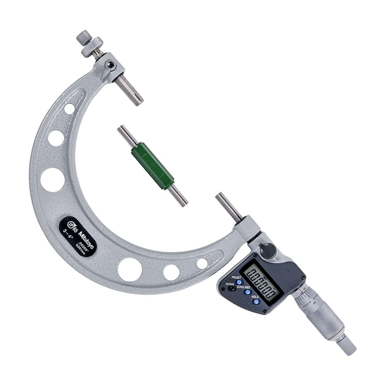 Mitutoyo 4 inch / 100 mm Digital Gear Tooth Micrometer (IP65), 324-354-30 — view 1