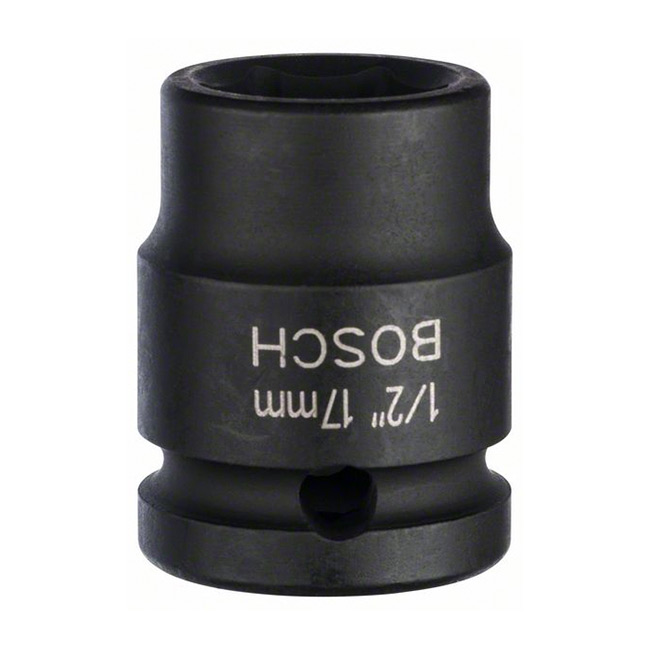 Bosch 17 mm, 1/2" Sq. Drive Sockets For Impact Wrenches, 1 608 552 019